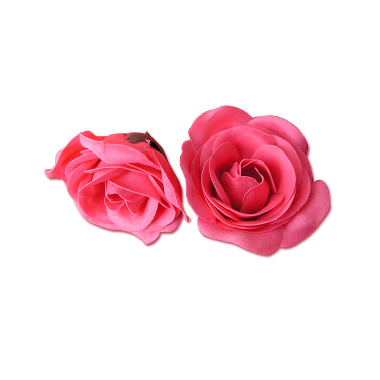 加工5层大玫瑰香皂花头含底托肥皂花手工沐浴套装多种颜色